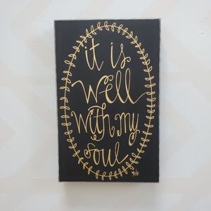 It is well with my soul wall art home decor